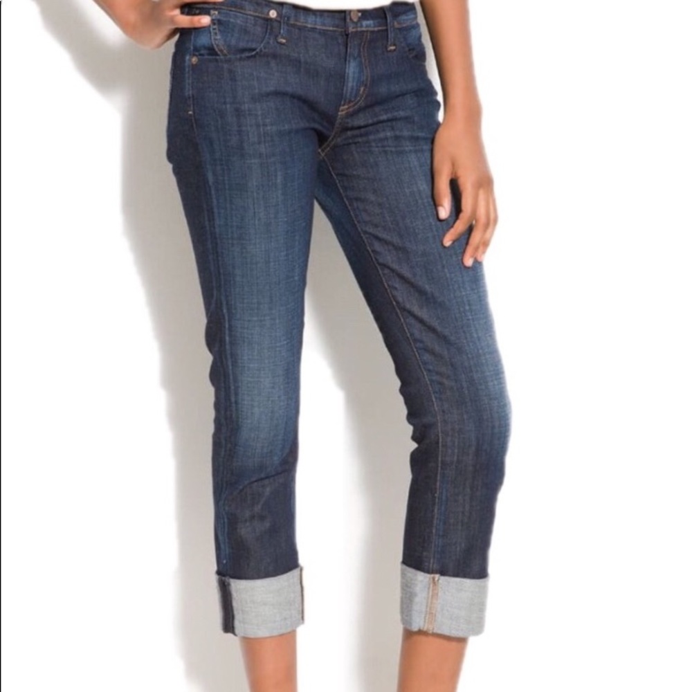 Citizen of Humanity Cropped Straight Leg Jeans